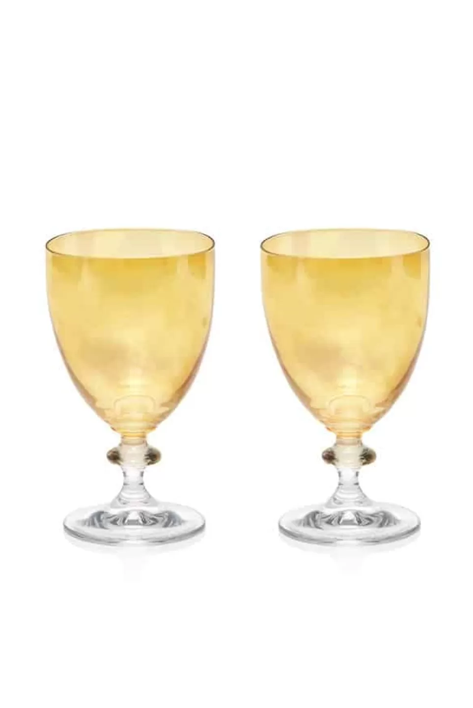 Wine | Luisa Beccaria Ambra Set Of Two Rosy Wine Glass