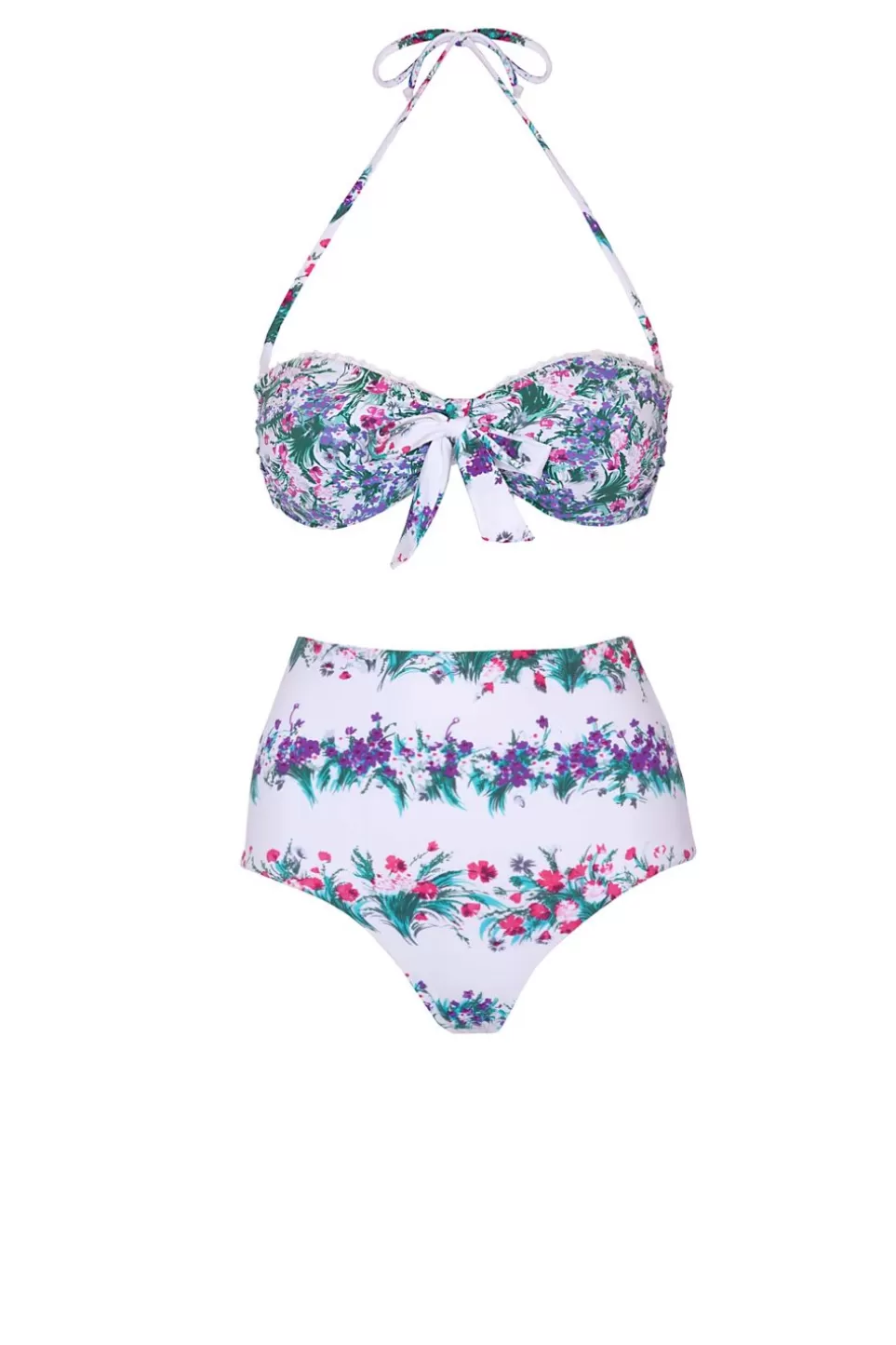 Swimwear | Luisa Beccaria Band And High Waist Slip Bikini