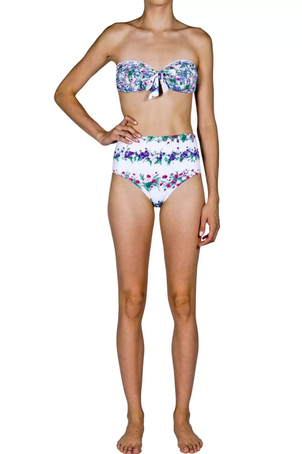 Swimwear | Luisa Beccaria Band And High Waist Slip Bikini