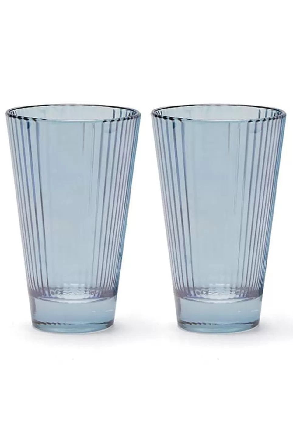 Tumblers | Luisa Beccaria Blue Set Of Two Isis Water Glass