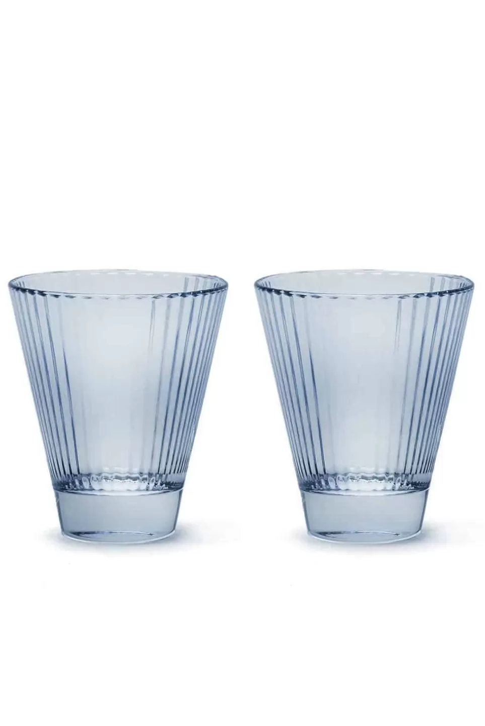 Tumblers | Luisa Beccaria Blue Set Of Two Isis Wine Glass