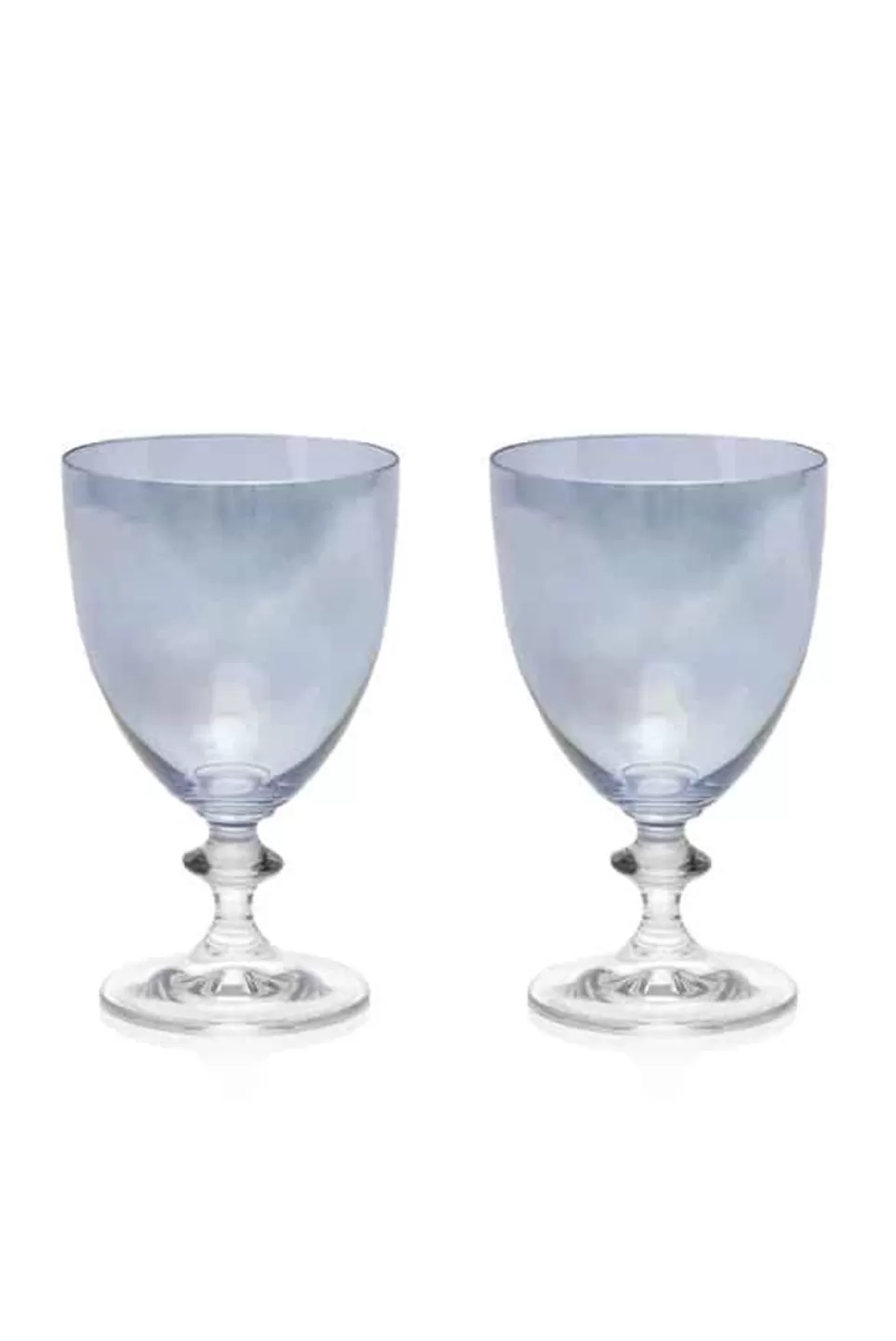 Wine | Luisa Beccaria Blue Set Of Two Rosy Wine Glass