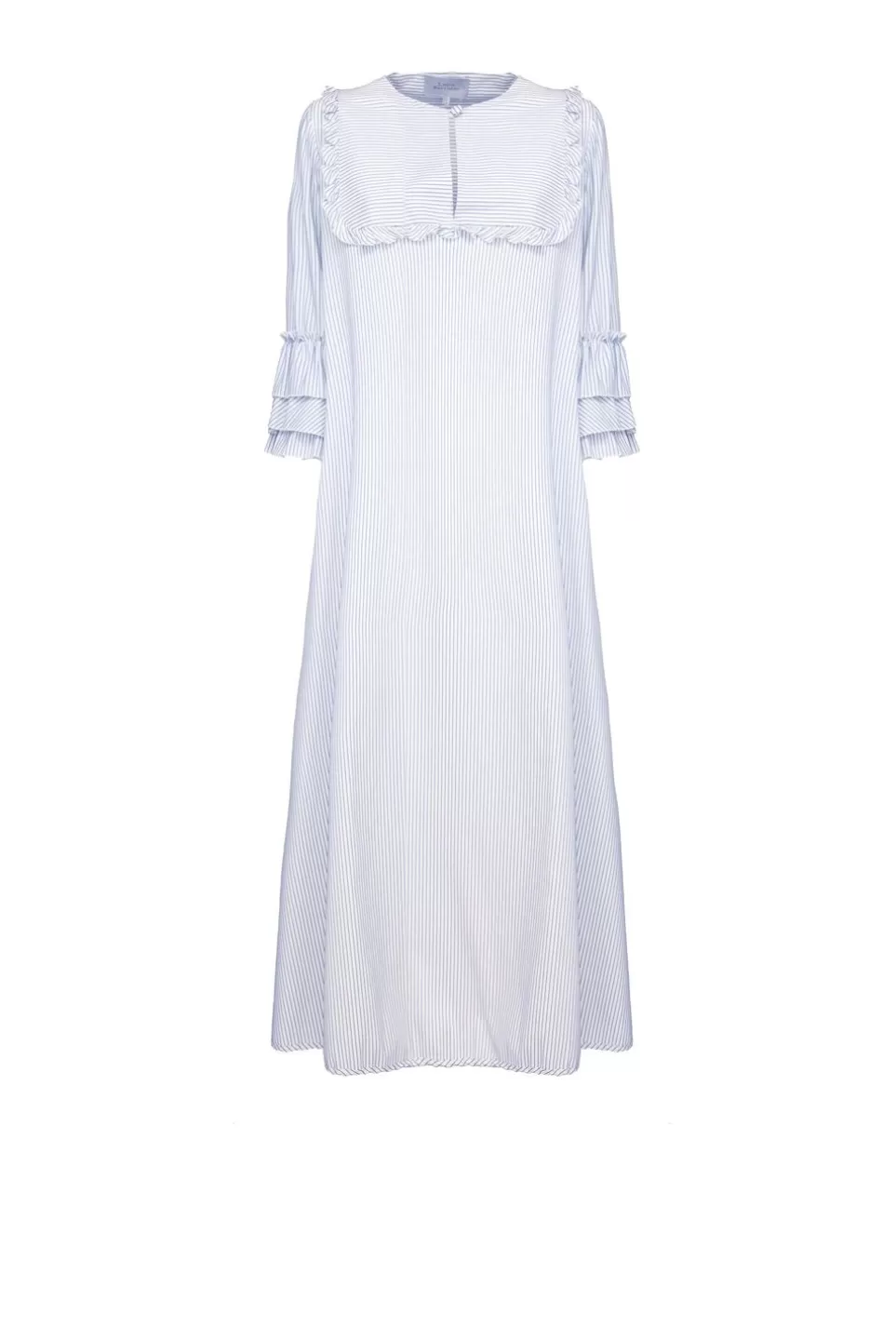 Dresses | Luisa Beccaria Blue/White Striped Caftan Dress