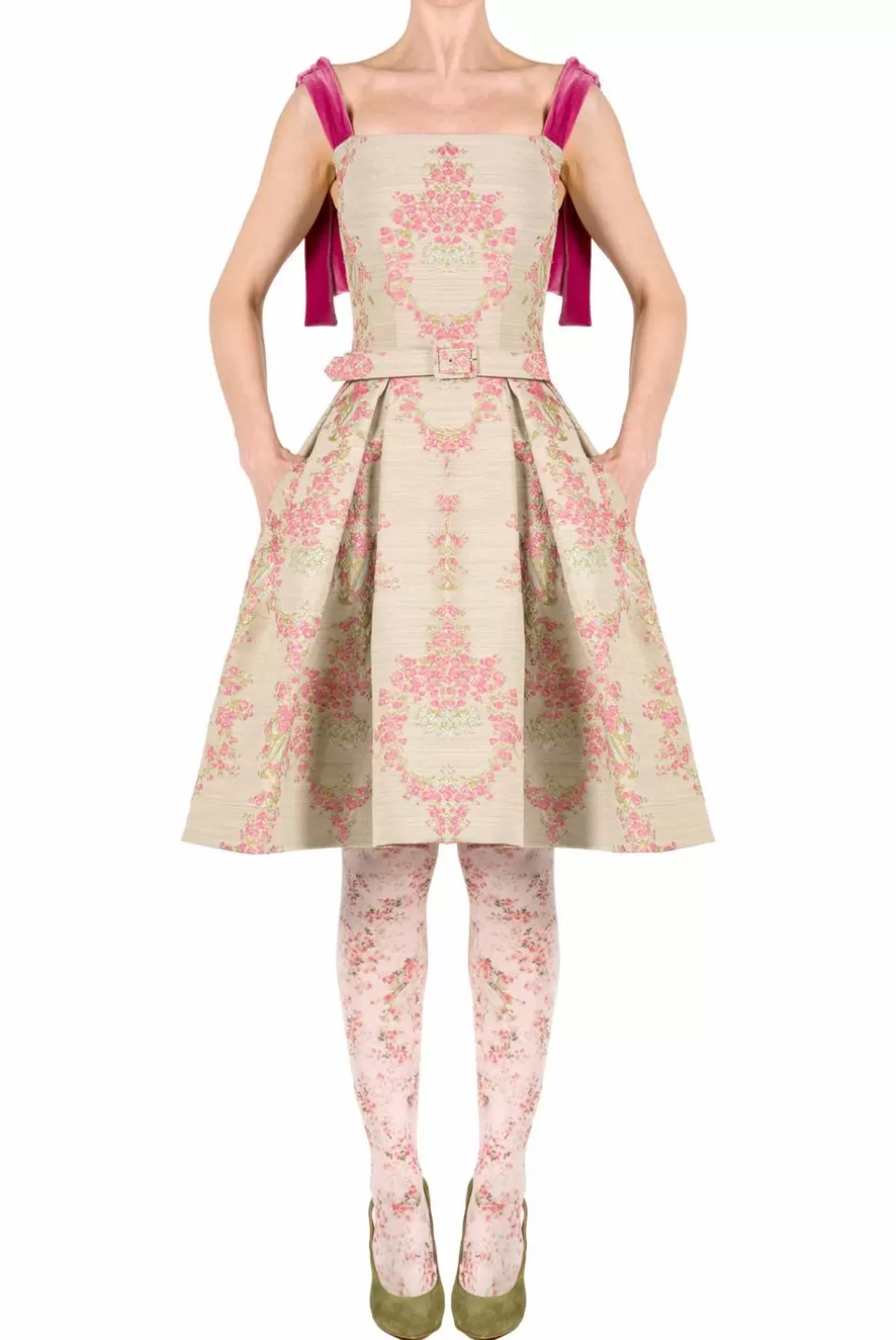 Dresses | Luisa Beccaria Brocade Mini Dress