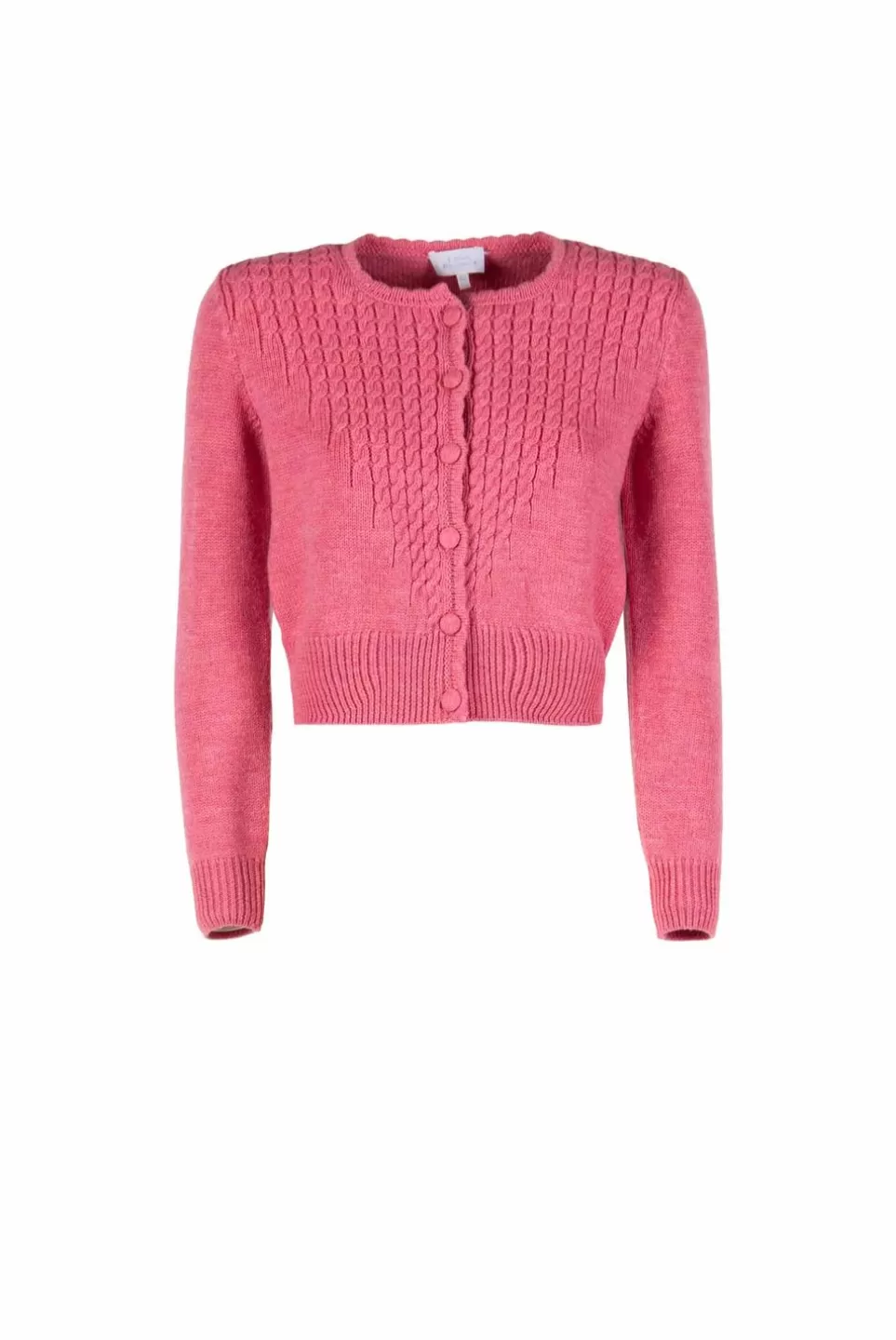 Knitwear | Luisa Beccaria Cable Knit Cardigan With Buttons