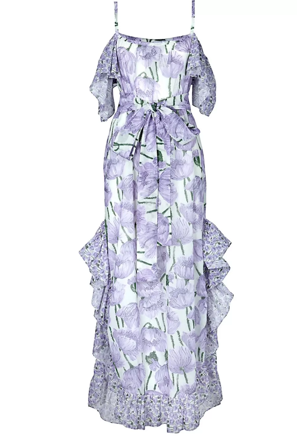 Dresses | Luisa Beccaria Caftan Dress With Volants