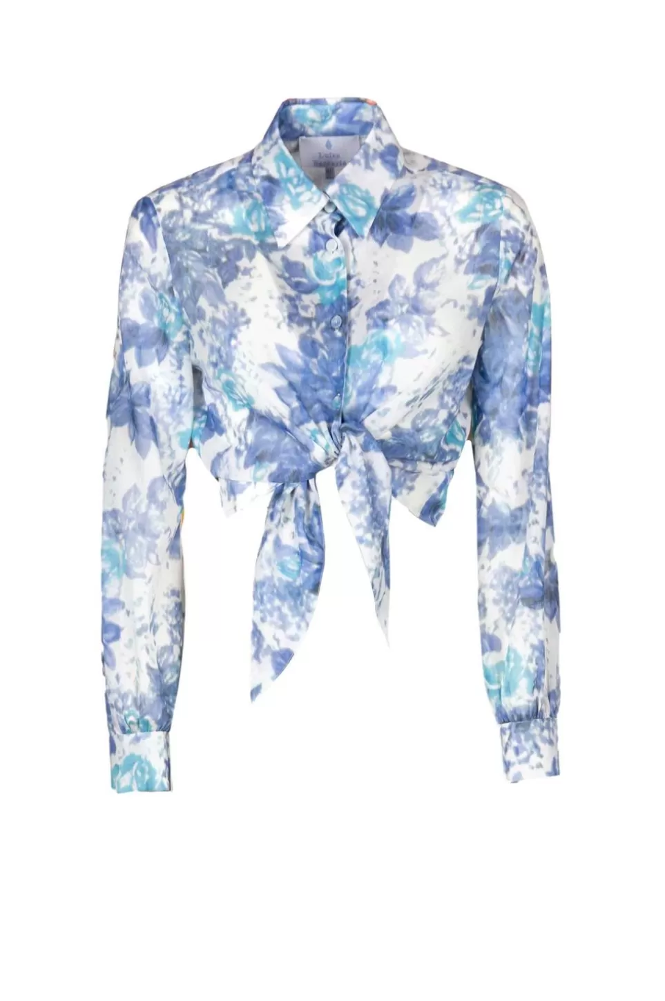 Tops & Blouses | Luisa Beccaria Capri Tied-Up Shirt