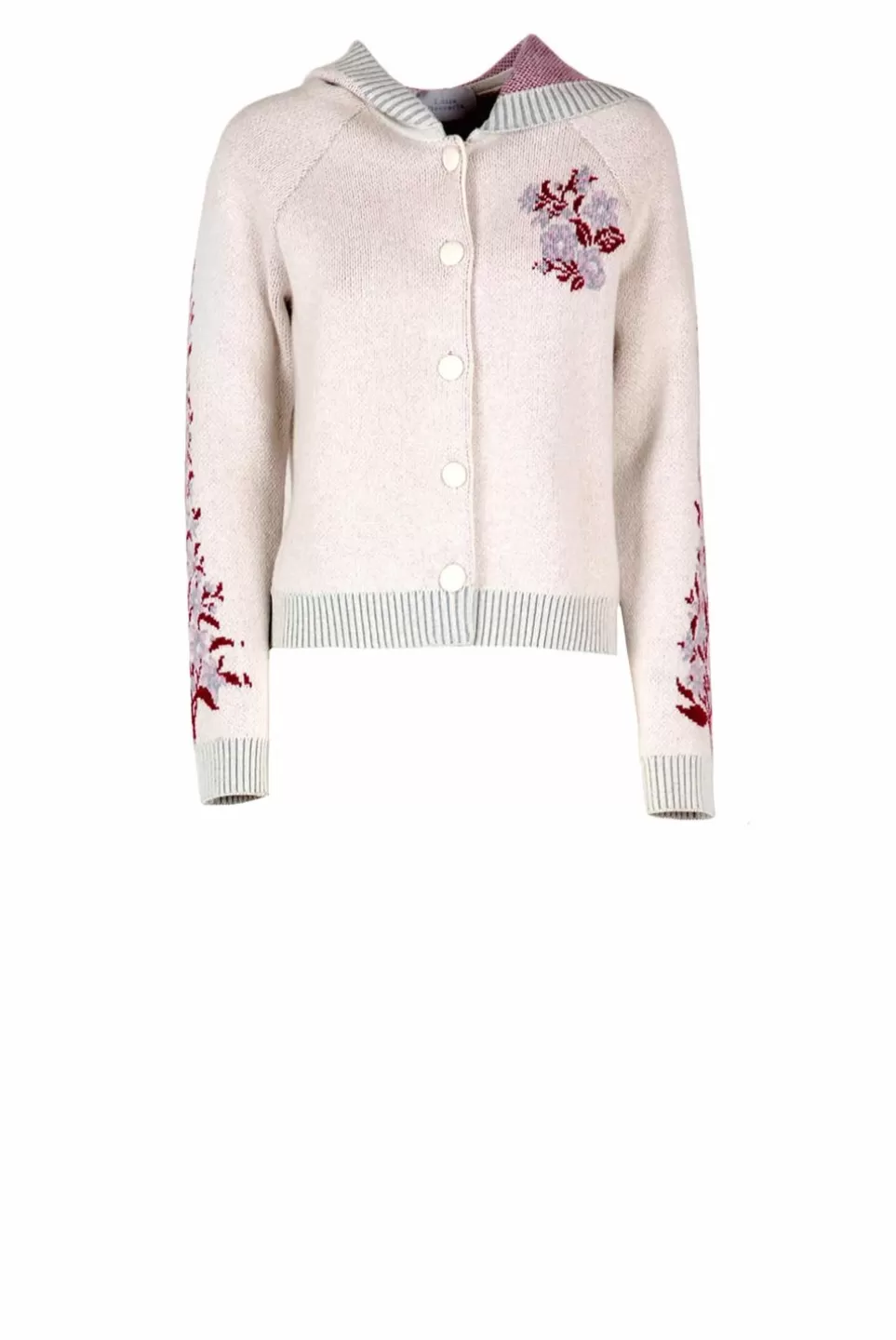 Knitwear | Luisa Beccaria Cashmere Hooded Cardigan