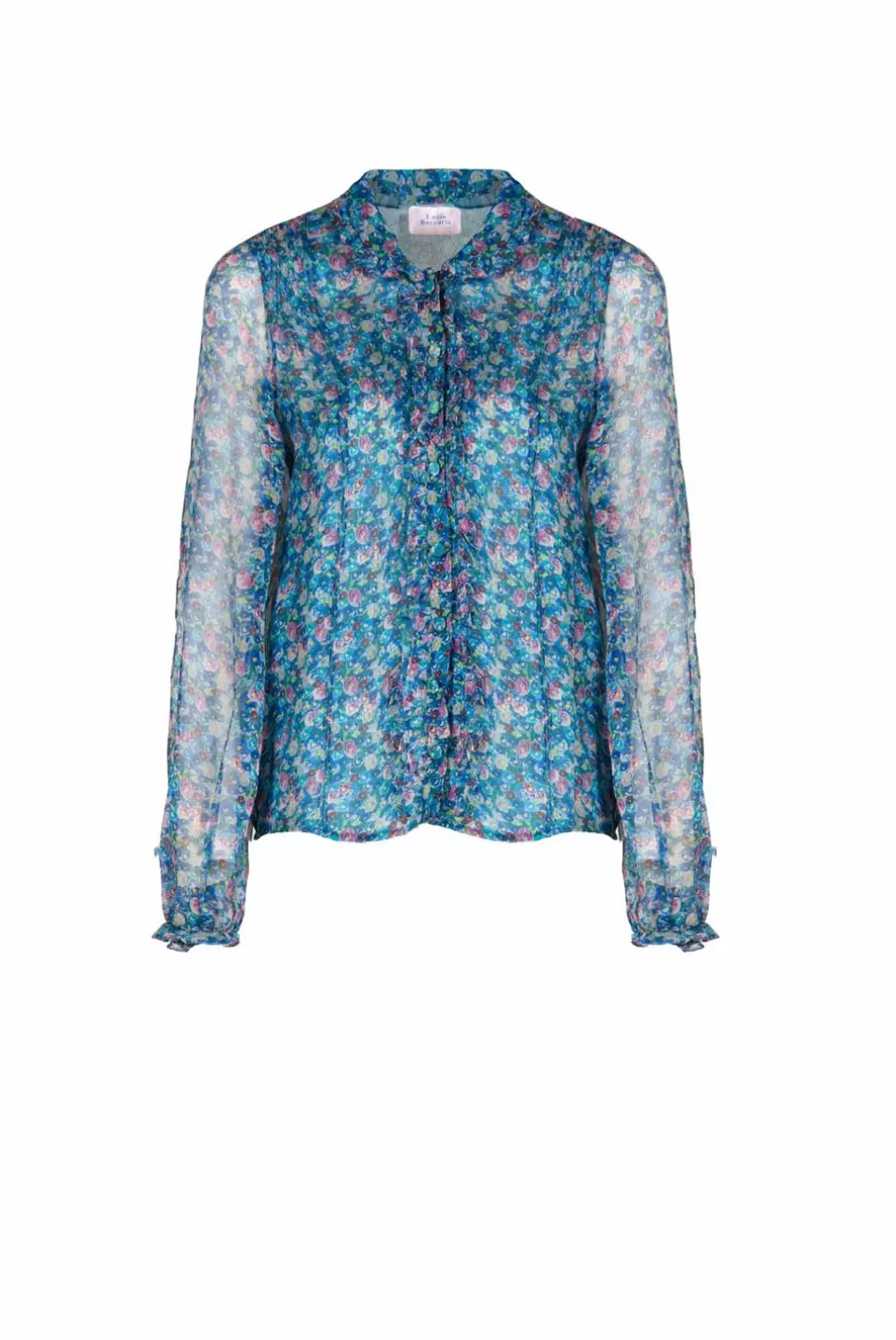 Tops & Blouses | Luisa Beccaria Chiffon Micro Anemones Shirt