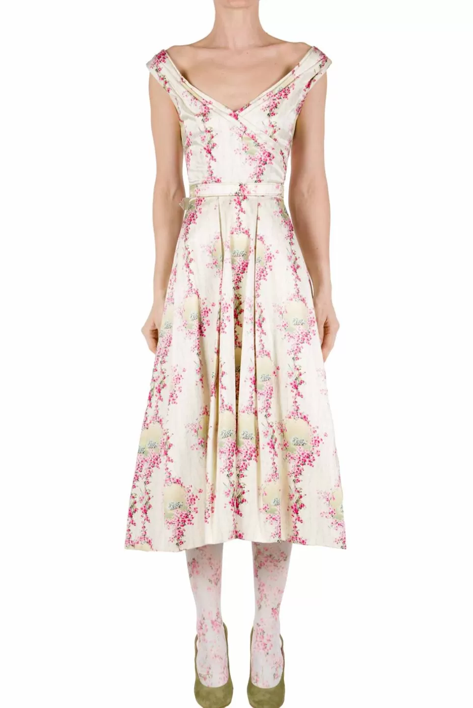 Dresses | Luisa Beccaria Duchesse Dress Wide Neckline