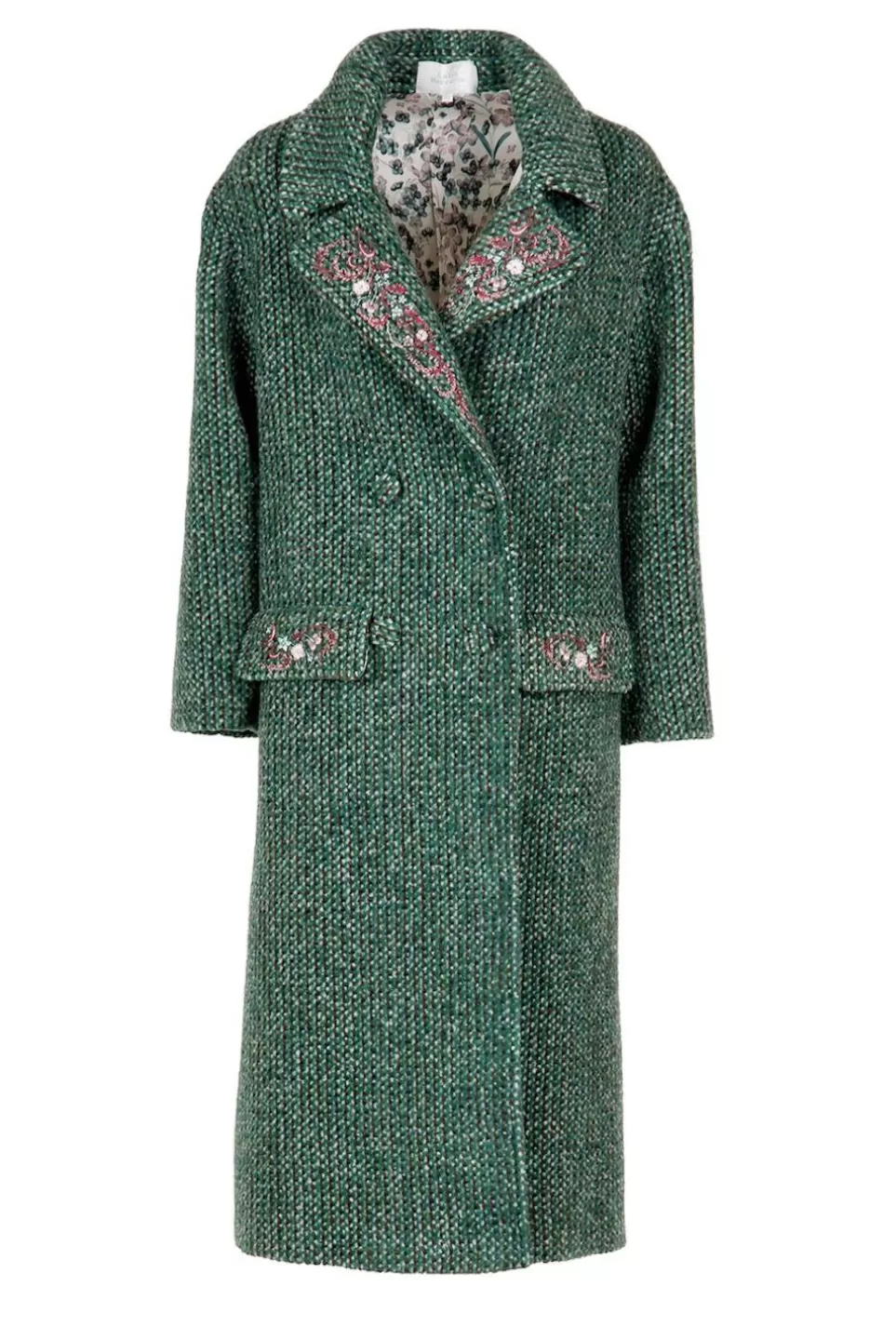 Jackets & Coats | Luisa Beccaria Embroidered Coat