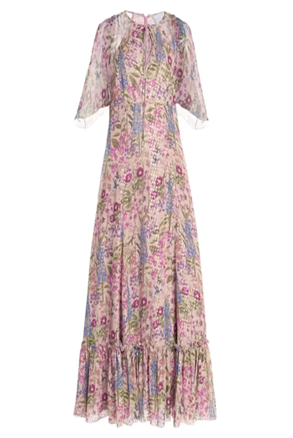 Dresses | Luisa Beccaria Fil-Coupe Floral Printed Dress