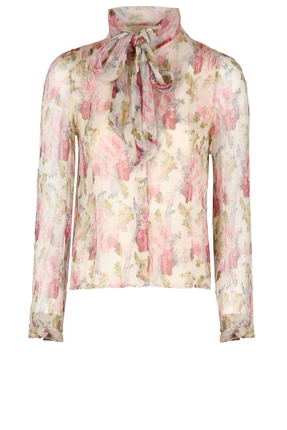 Tops & Blouses | Luisa Beccaria Floral Chiffon Blouse