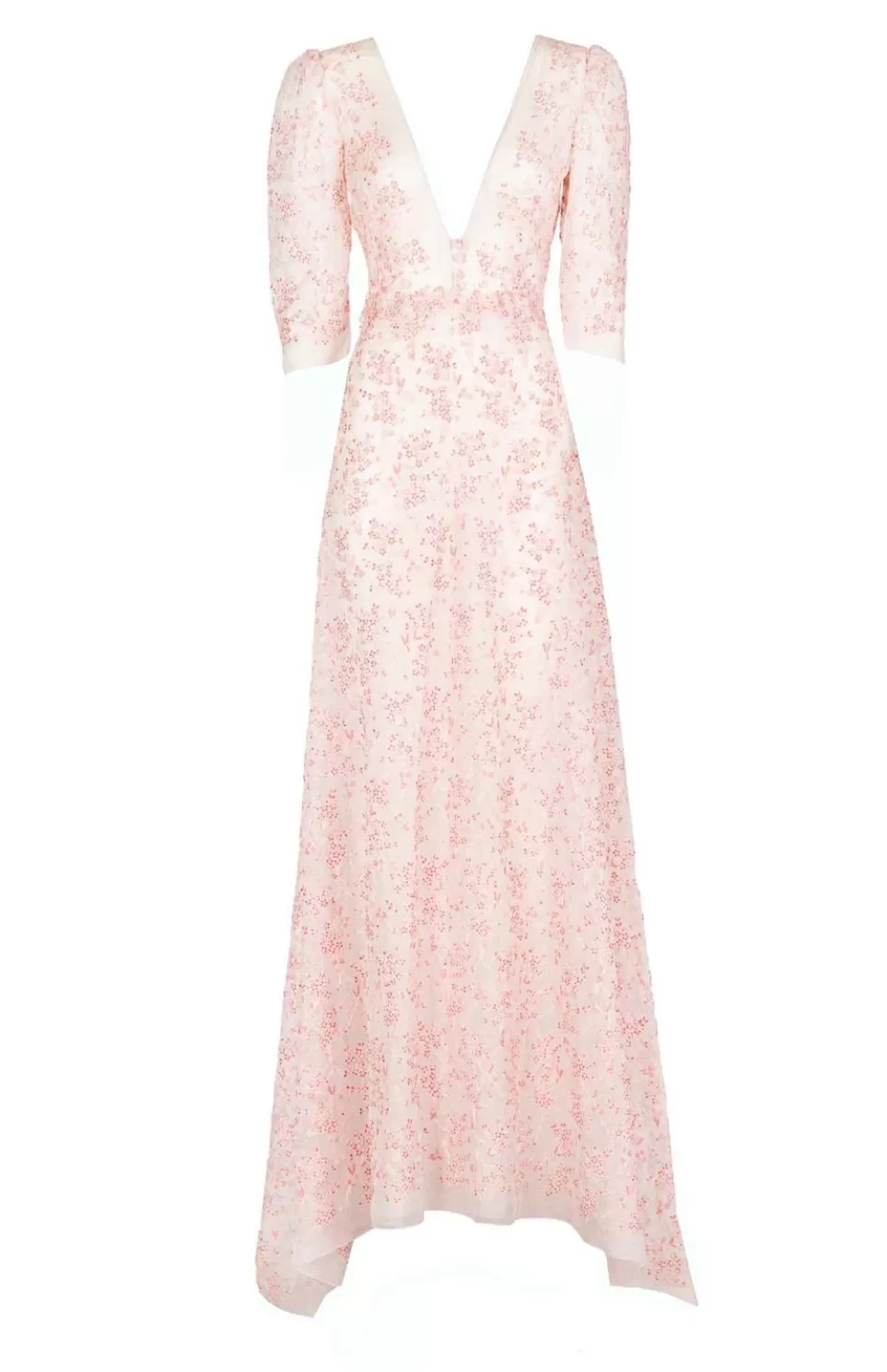 Dresses | Luisa Beccaria Floral Embroidered V-Neck Dress