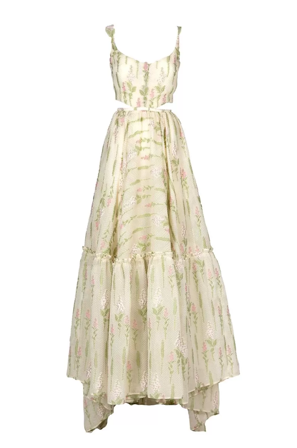 Dresses | Luisa Beccaria Floral Fil Coupe Gown