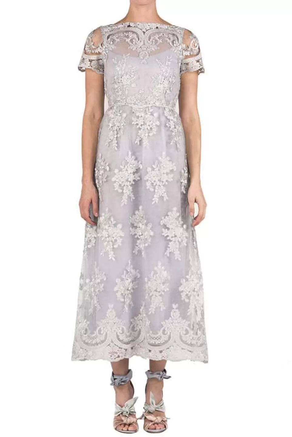 Dresses | Luisa Beccaria Floral Lace Midi Dress