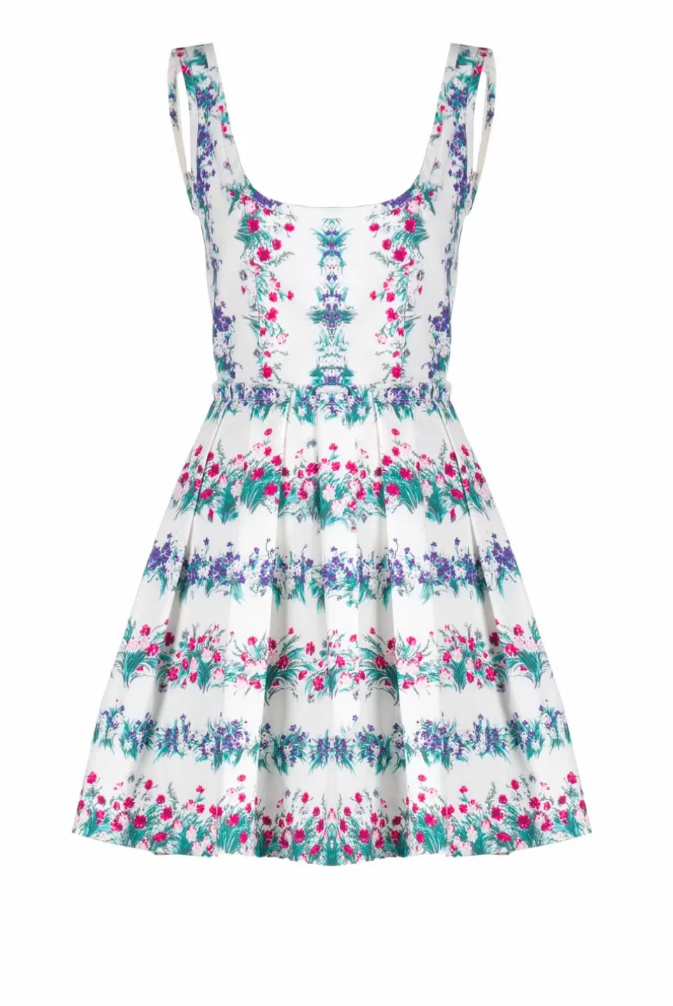 Dresses | Luisa Beccaria Floral Printed Cotton Mini Dress