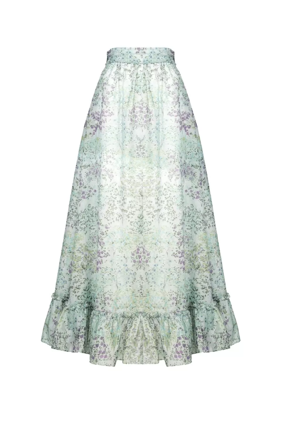 Skirts | Luisa Beccaria Floral Printed Cotton Skirt