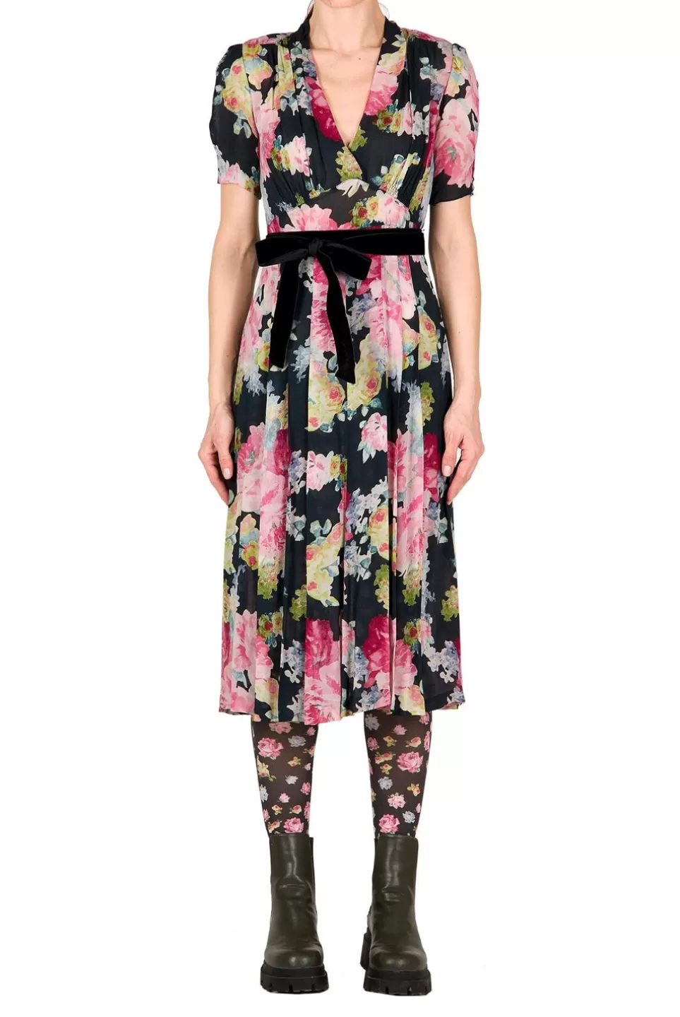 Dresses | Luisa Beccaria Floral Printed Dress