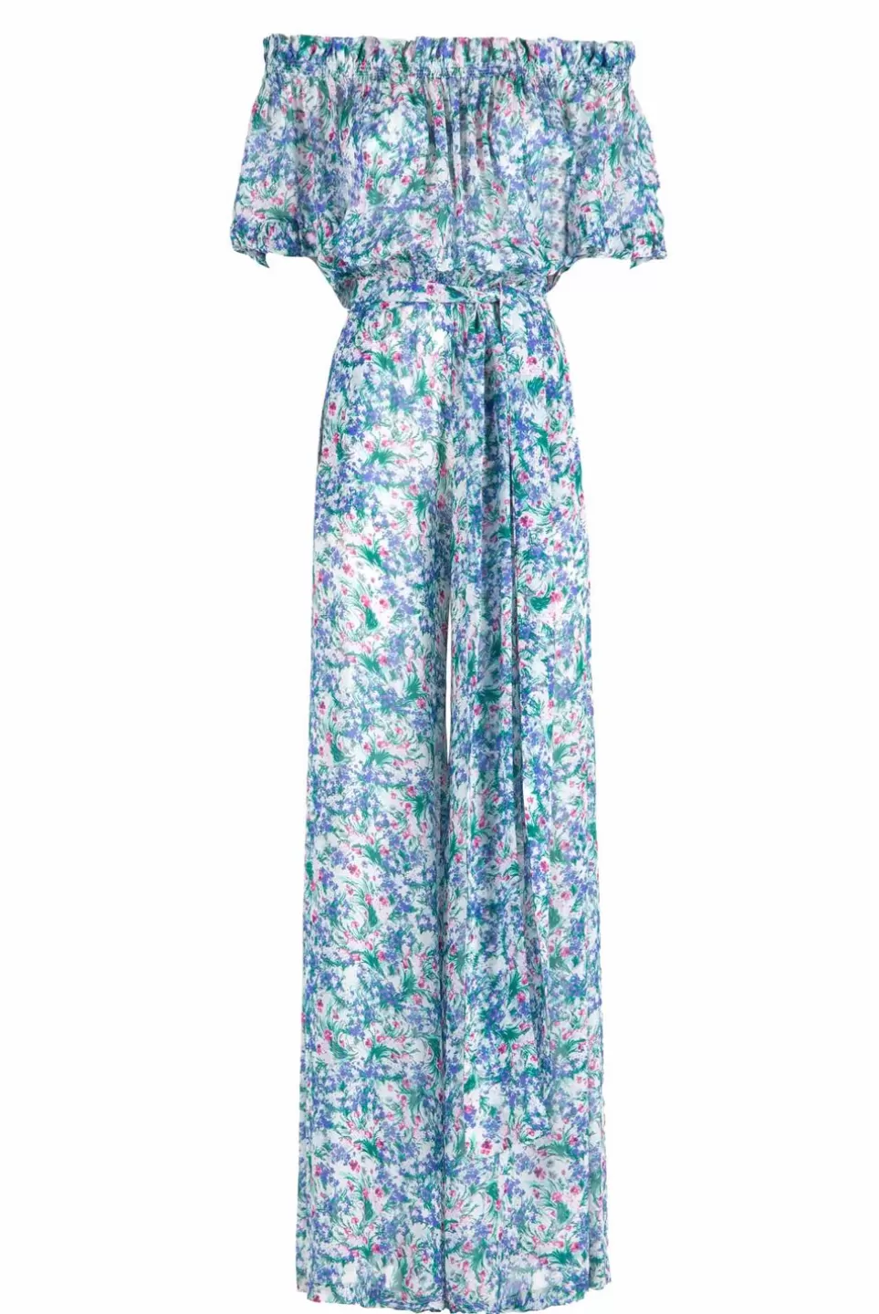 Dresses | Luisa Beccaria Floral Printed Georgette Jumpsuit