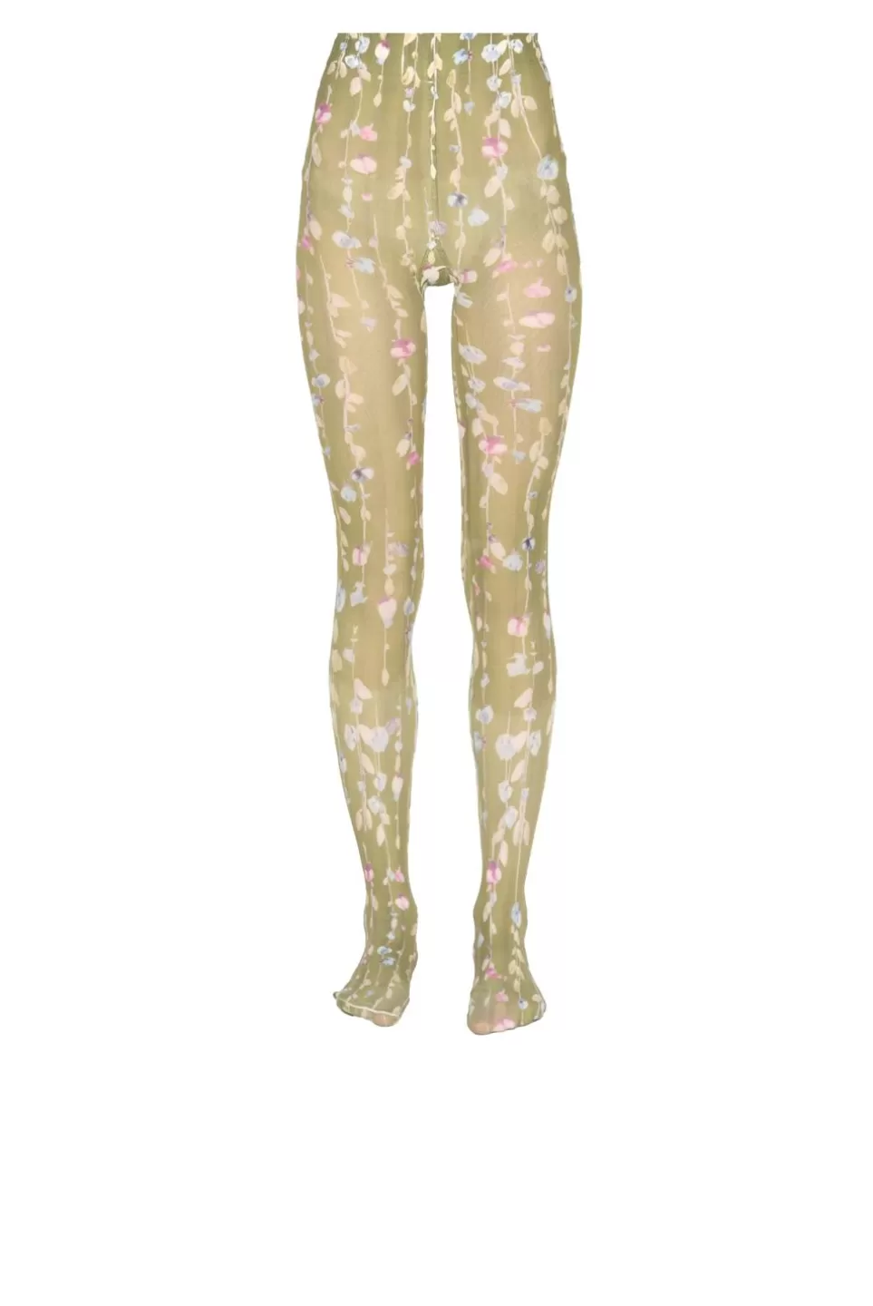 Tights | Luisa Beccaria Flower Garland Tights