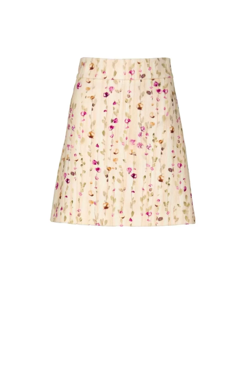 Skirts | Luisa Beccaria Flower Garland Velvet Mini Skirt