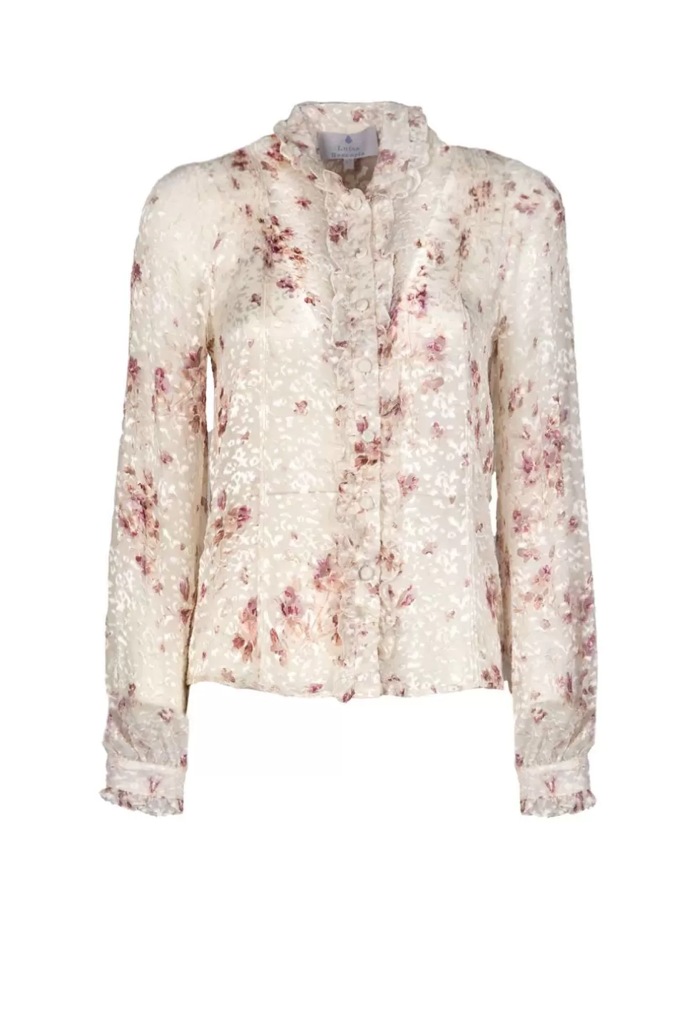 Tops & Blouses | Luisa Beccaria Flower Storm Printed Devore Shirt