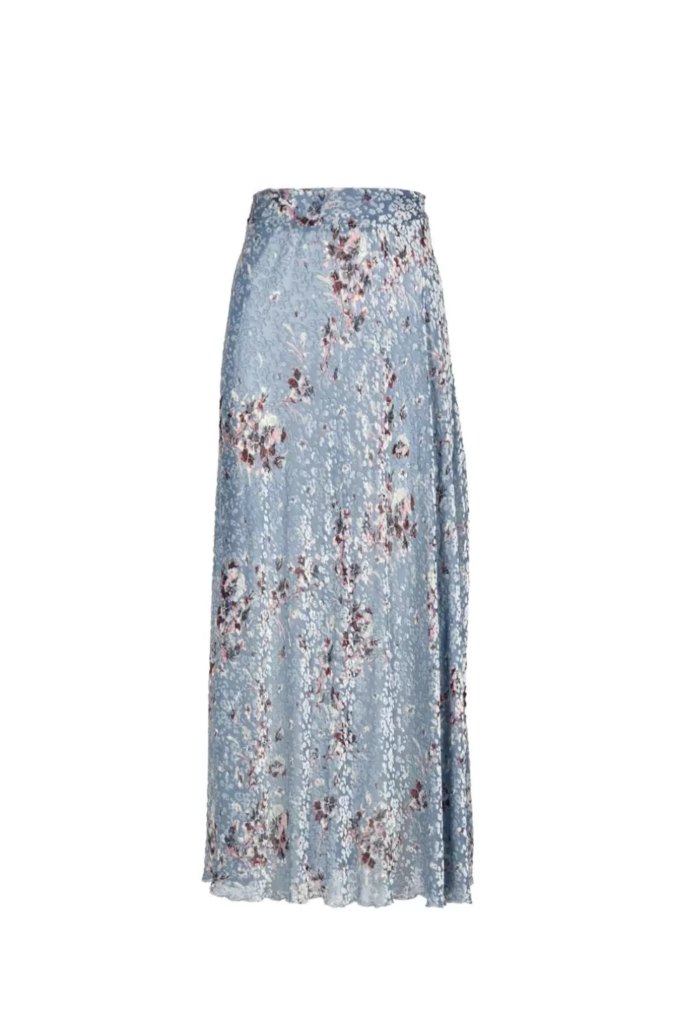 Skirts | Luisa Beccaria Flower Storm Printed Devore Skirt