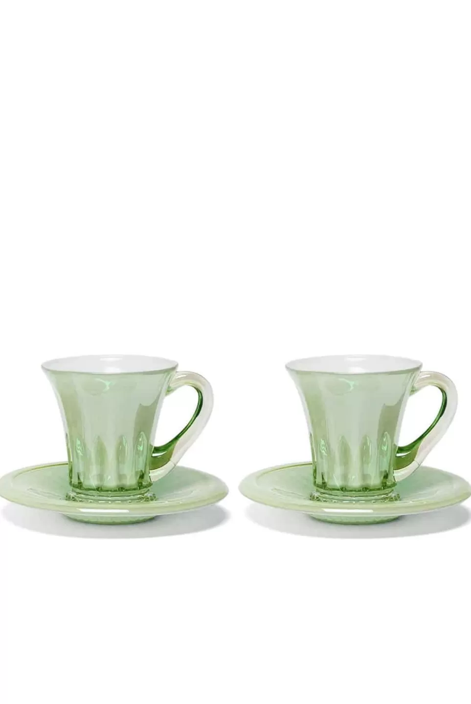 Cups | Luisa Beccaria Green Set Of Two Doge Coffee Cups