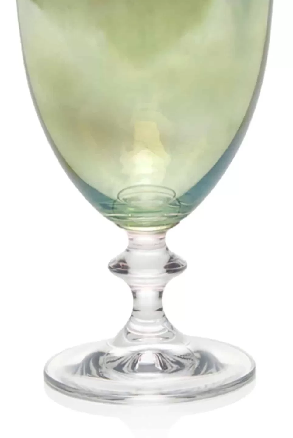 Wine | Luisa Beccaria Green Set Of Two Rosy Wine Glass