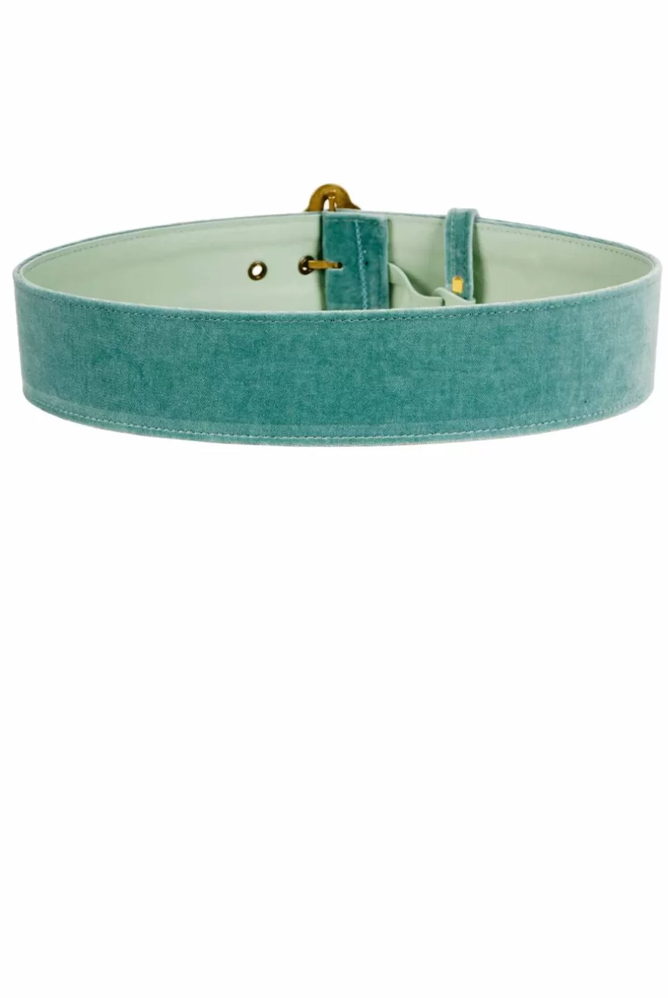 Belt | Luisa Beccaria Green Velvet Belt