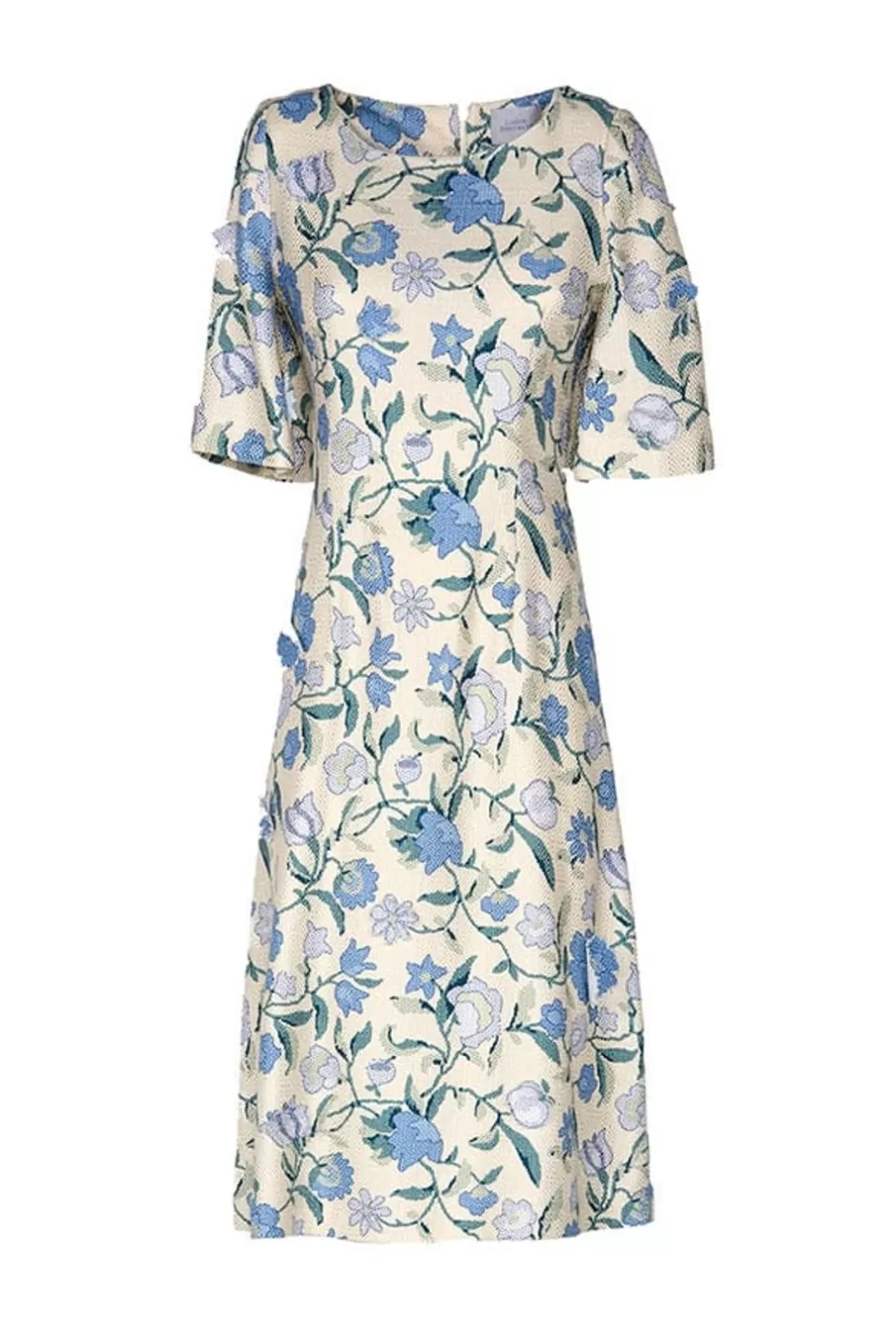 Dresses | Luisa Beccaria Jacquard Wildflowers Straight Dress