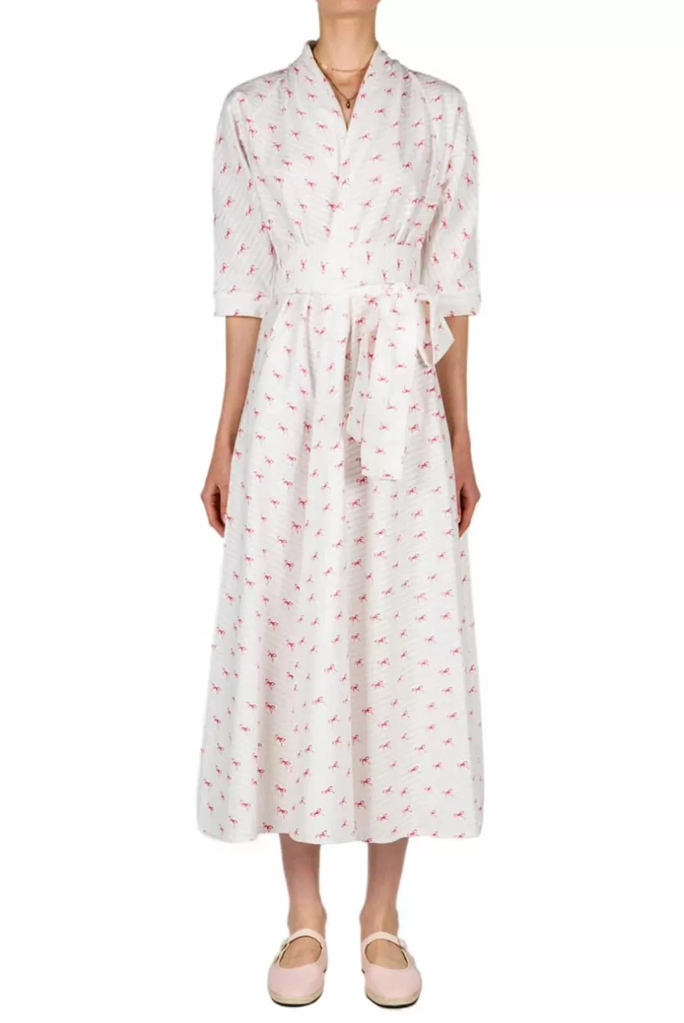 Dresses | Luisa Beccaria Luisa Wrap Printed Cotton-Poplin Dress