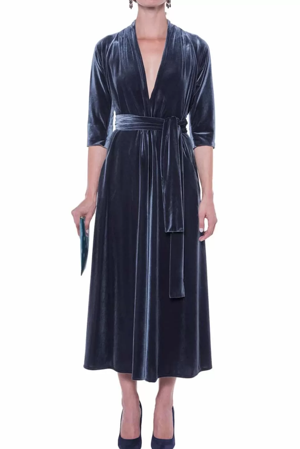 Dresses | Luisa Beccaria Luisa Wrap Velvet Dress