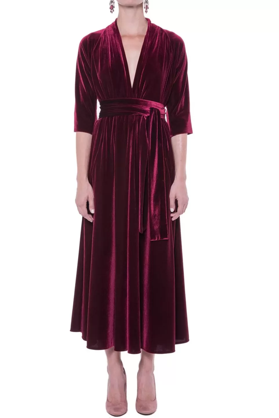 Dresses | Luisa Beccaria Luisa Wrap Velvet Dress