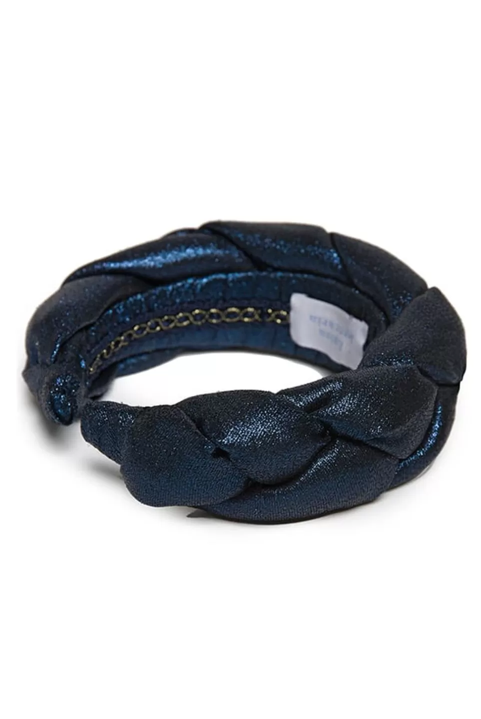 Headband | Luisa Beccaria Lurex Braided Power Hairband