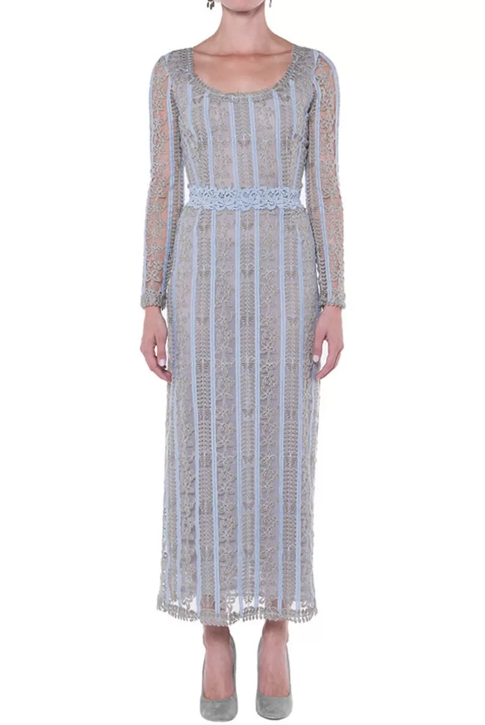 Dresses | Luisa Beccaria Macrame Embroidered Dress