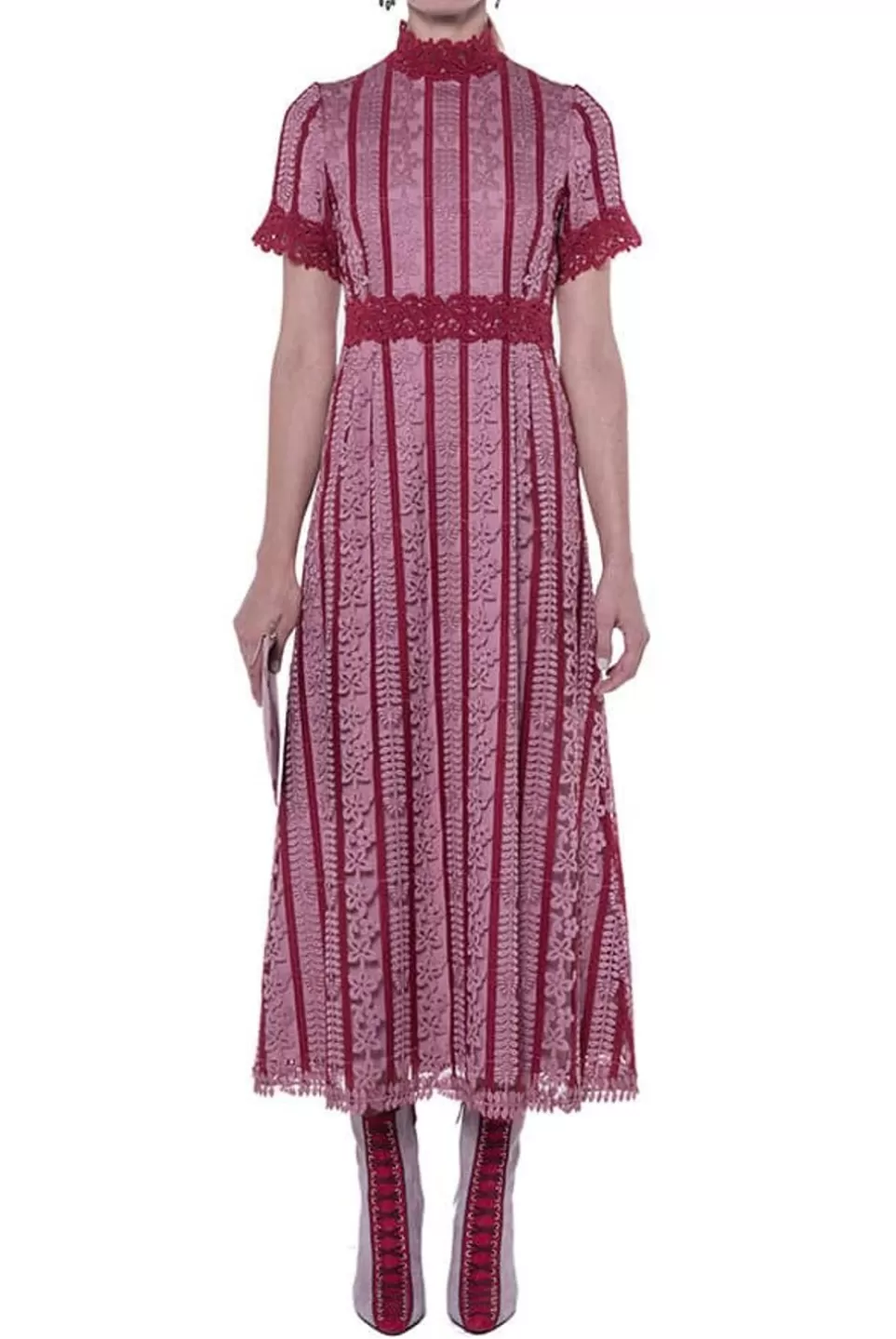 Dresses | Luisa Beccaria Macrame Embroidered Dress