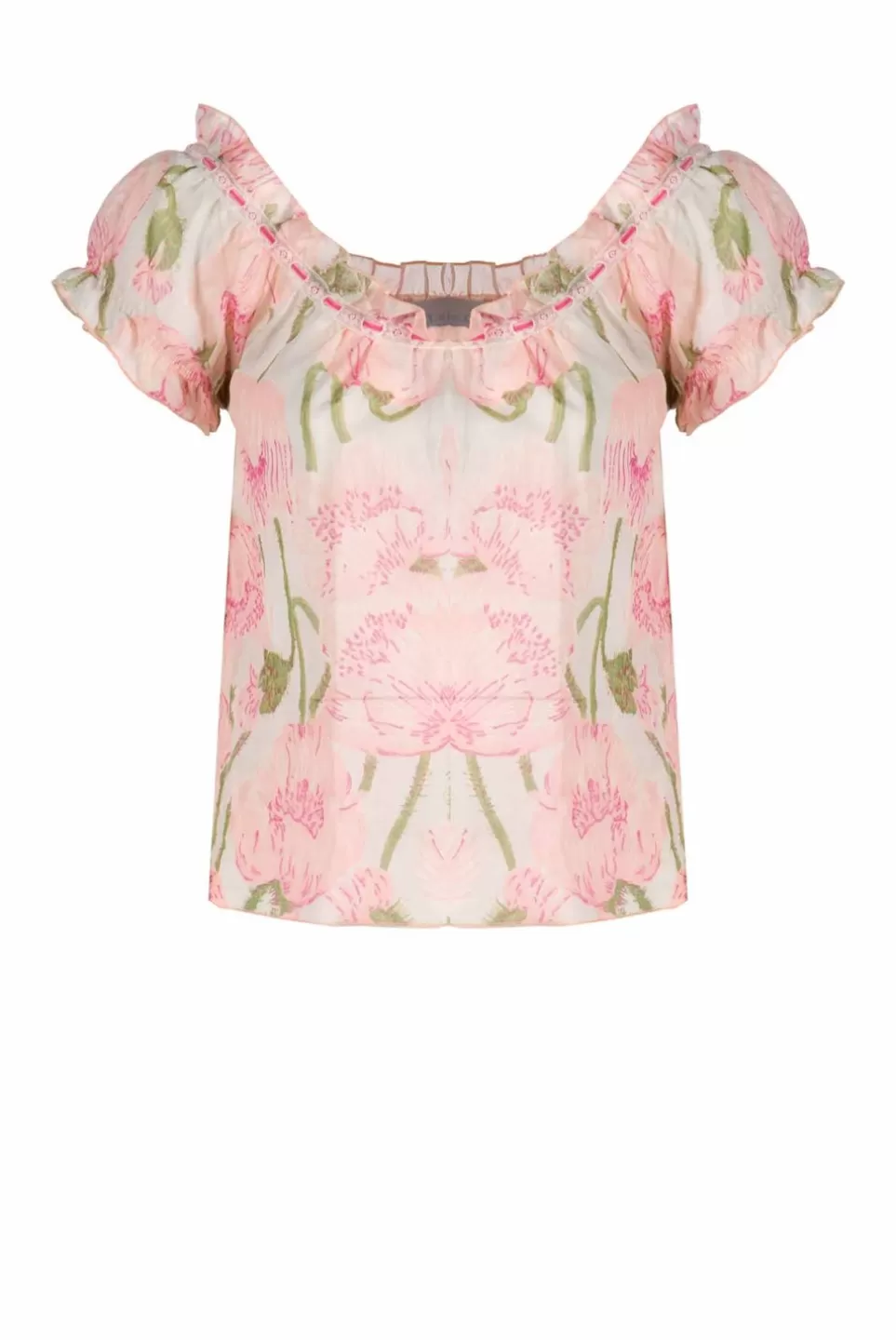 Tops & Blouses | Luisa Beccaria Macro Poppies Blouse