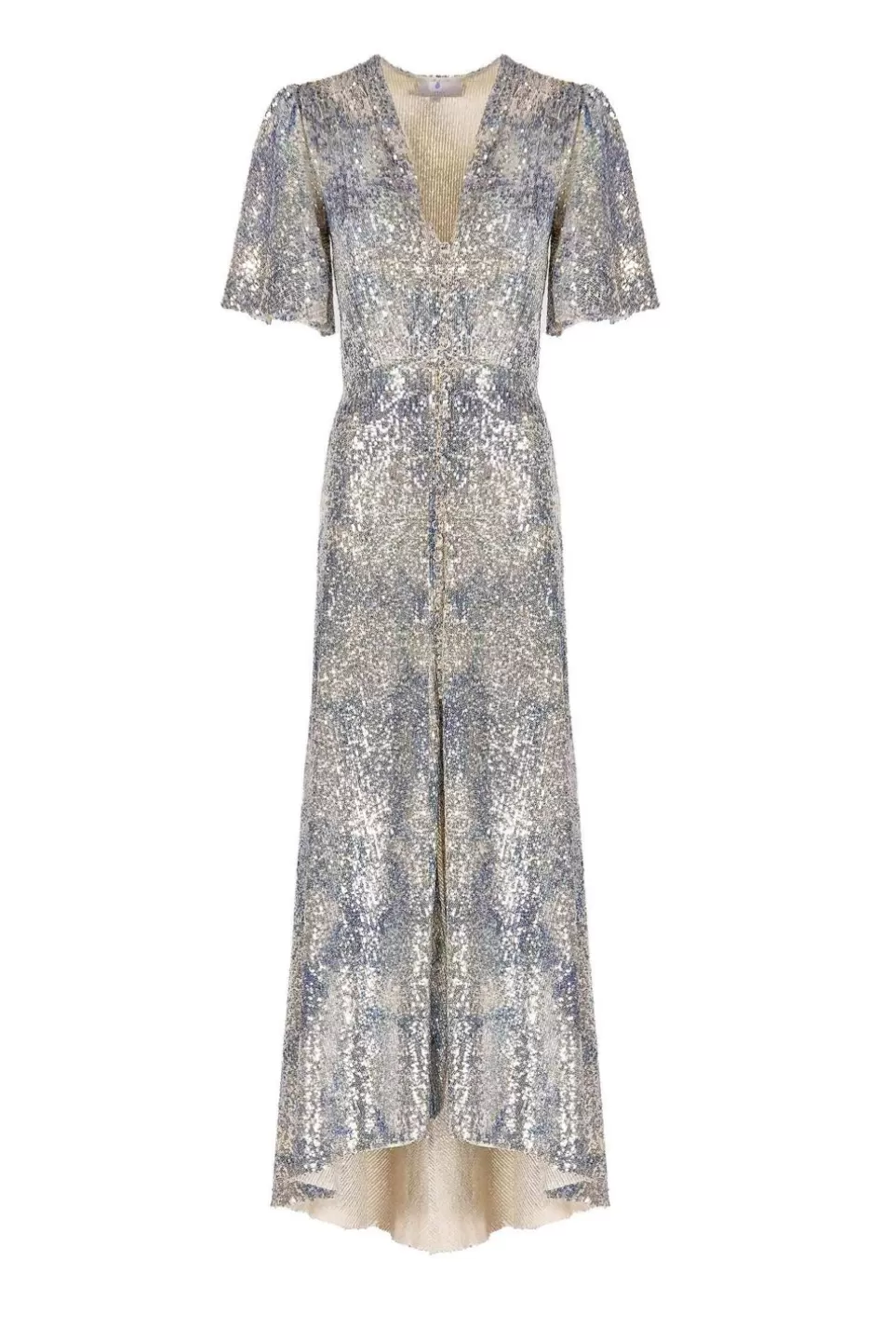 Dresses | Luisa Beccaria Marble Sequin Bottoncino Dress