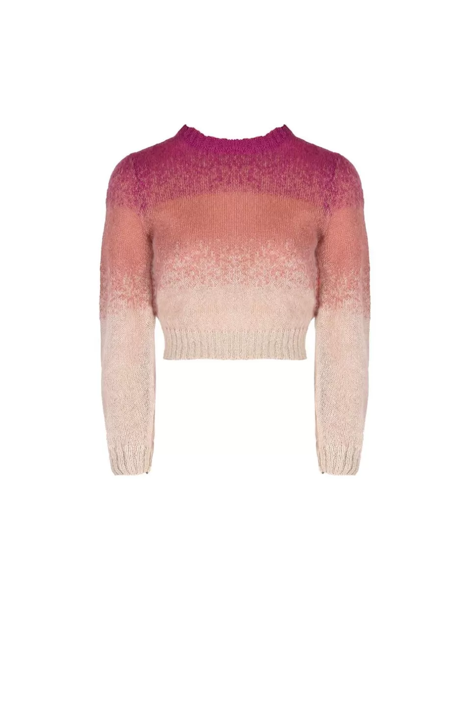 Knitwear | Luisa Beccaria Mohair Shaded Sweather