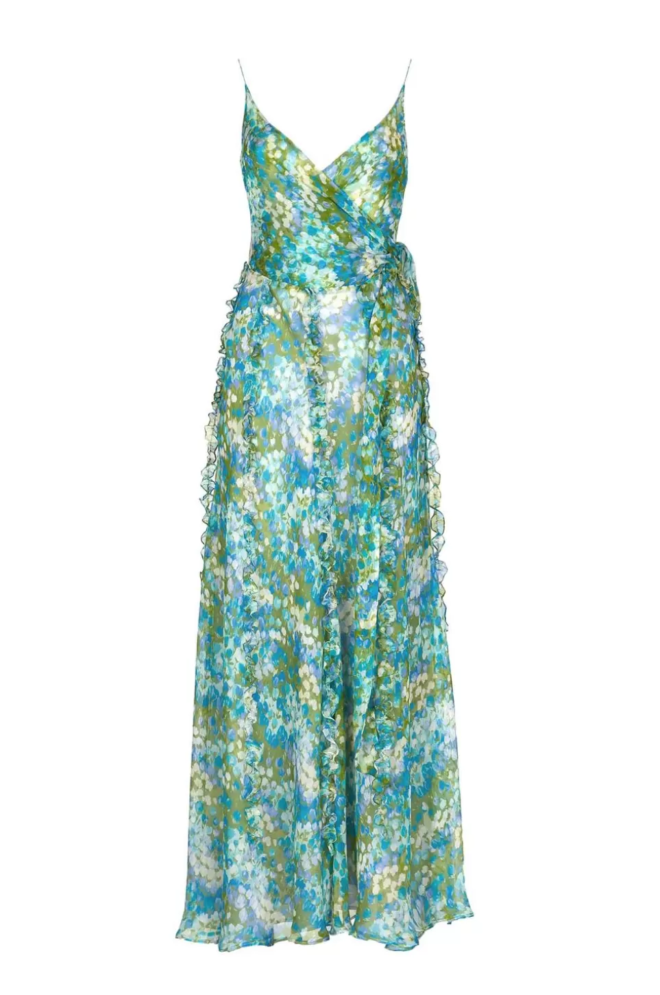 Dresses | Luisa Beccaria Nereida Monet Printed Chiffon Dress