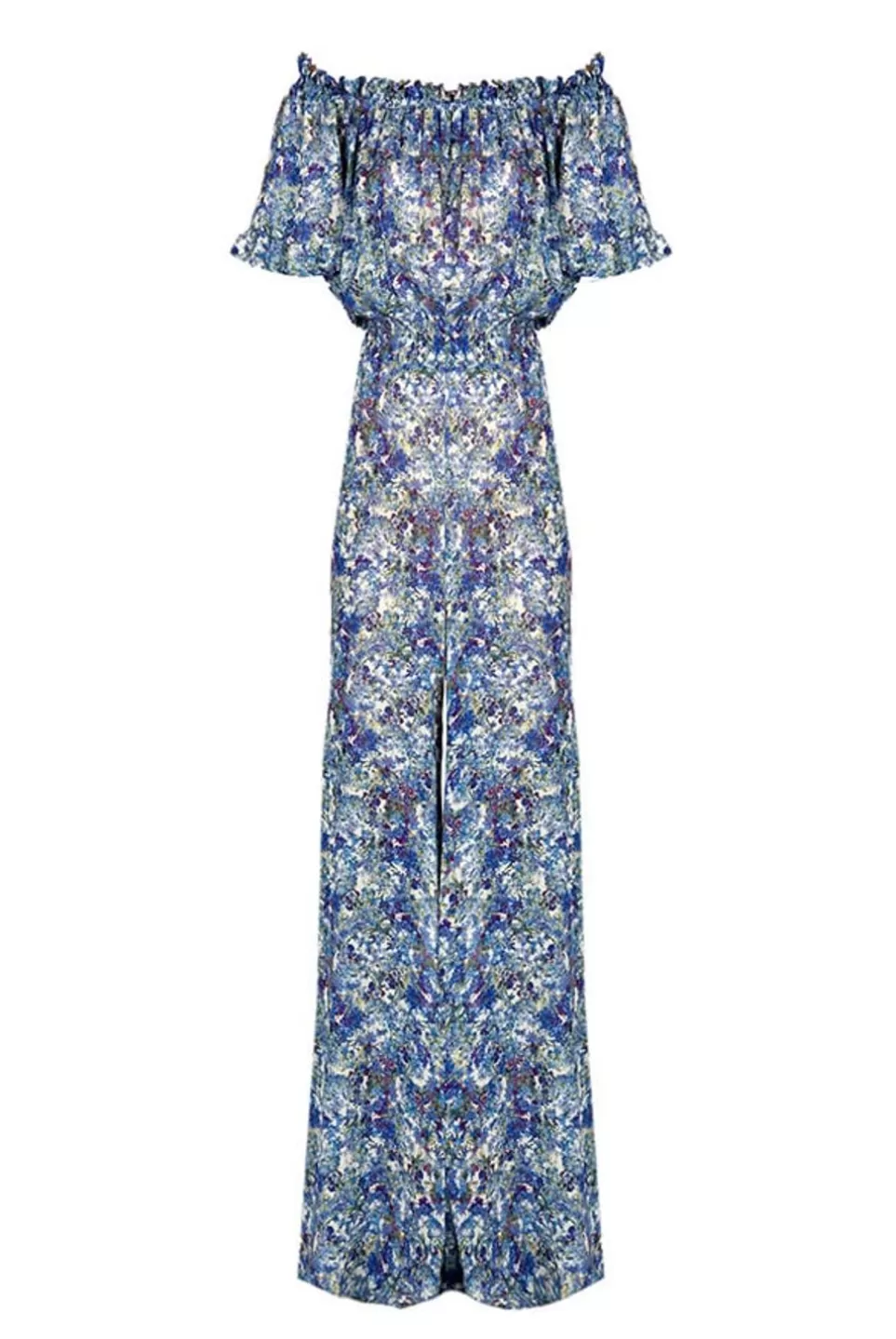 Dresses | Luisa Beccaria Off The Shoulder Floral Print Jumpsuit