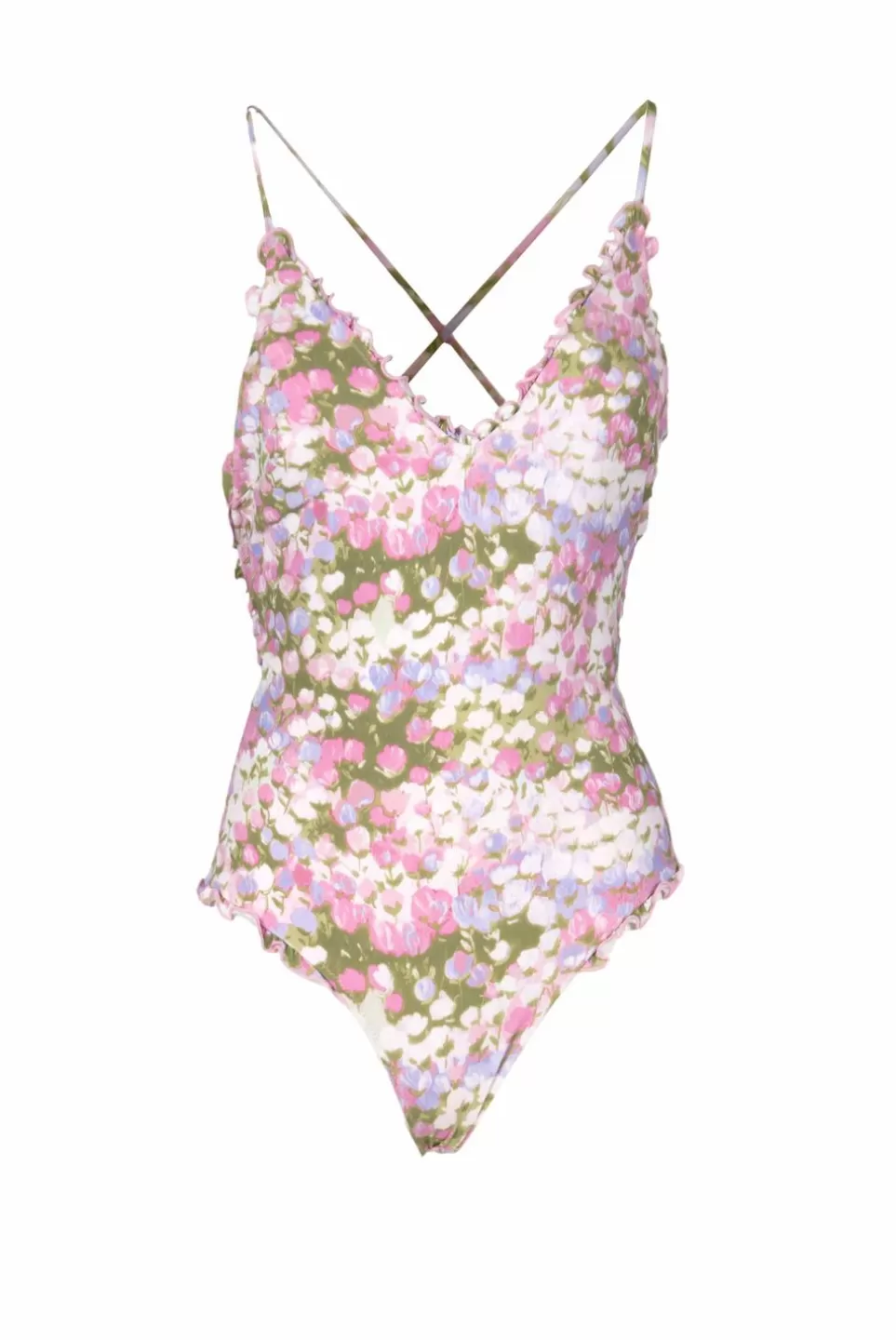 Swimwear | Luisa Beccaria One Piece Pink Monet Swimsuit