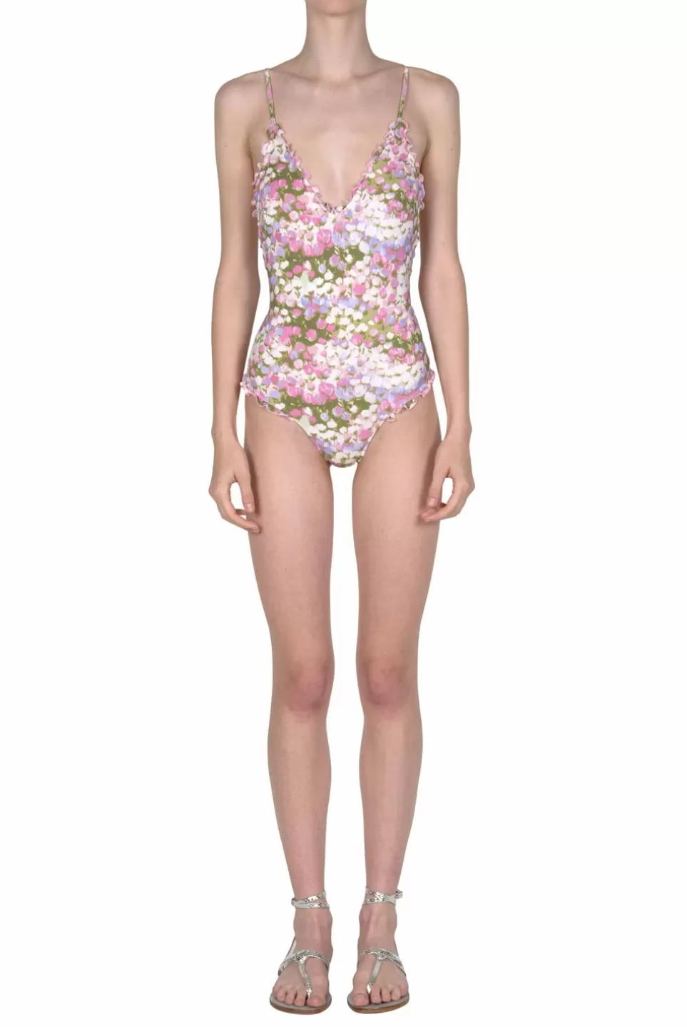 Swimwear | Luisa Beccaria One Piece Pink Monet Swimsuit