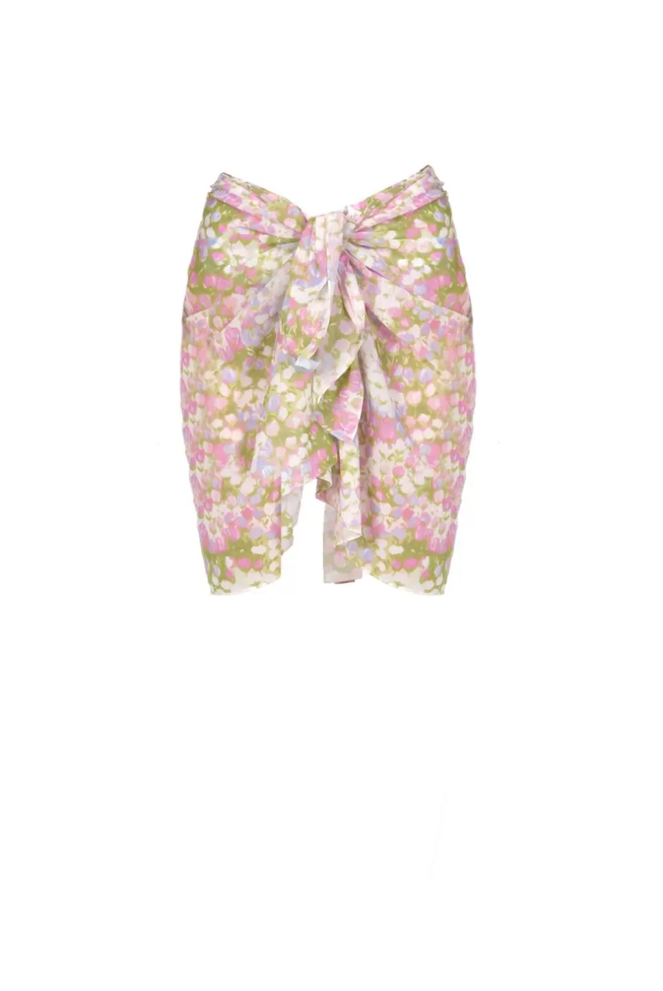 Swimwear | Luisa Beccaria Pink Monet Short Pareo