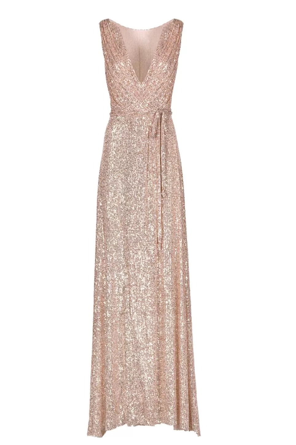 Dresses | Luisa Beccaria Pink Sequin Wrap Dress