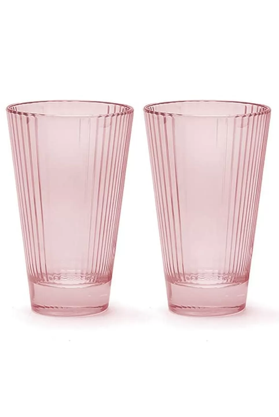 Tumblers | Luisa Beccaria Pink Set Of Two Isis Water Glass