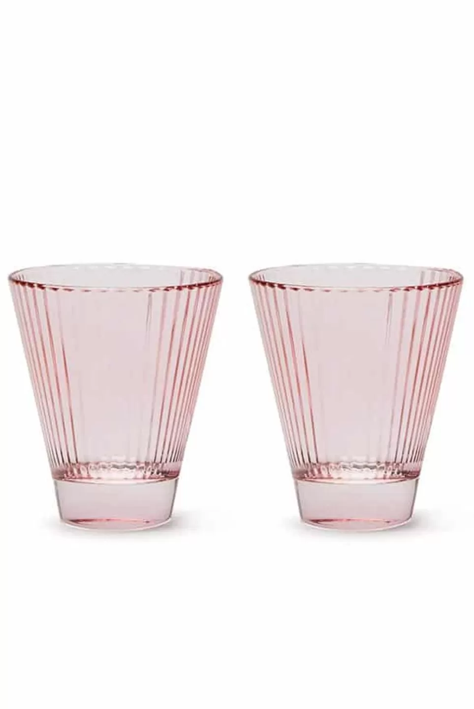 Tumblers | Luisa Beccaria Pink Set Of Two Isis Wine Glass