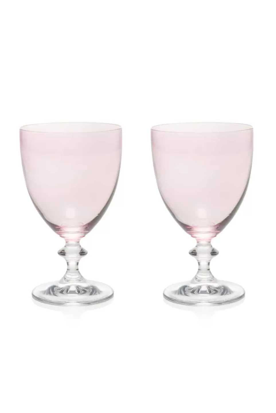 Wine | Luisa Beccaria Pink Set Of Two Rosy Wine Glass